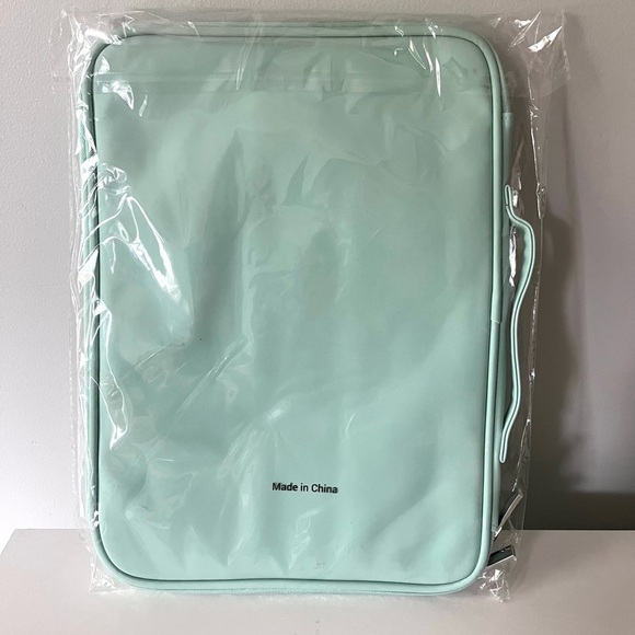 New 12.9"  Tablet Sleeve Padded Mint Green for ipad Pro Surface Pro Galaxy TabS8 - Picture 10 of 13